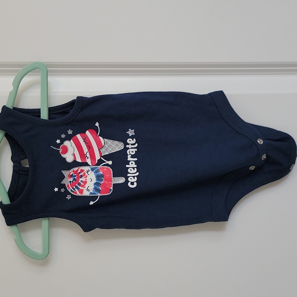 Garanimals 6-9M July 4th onesie